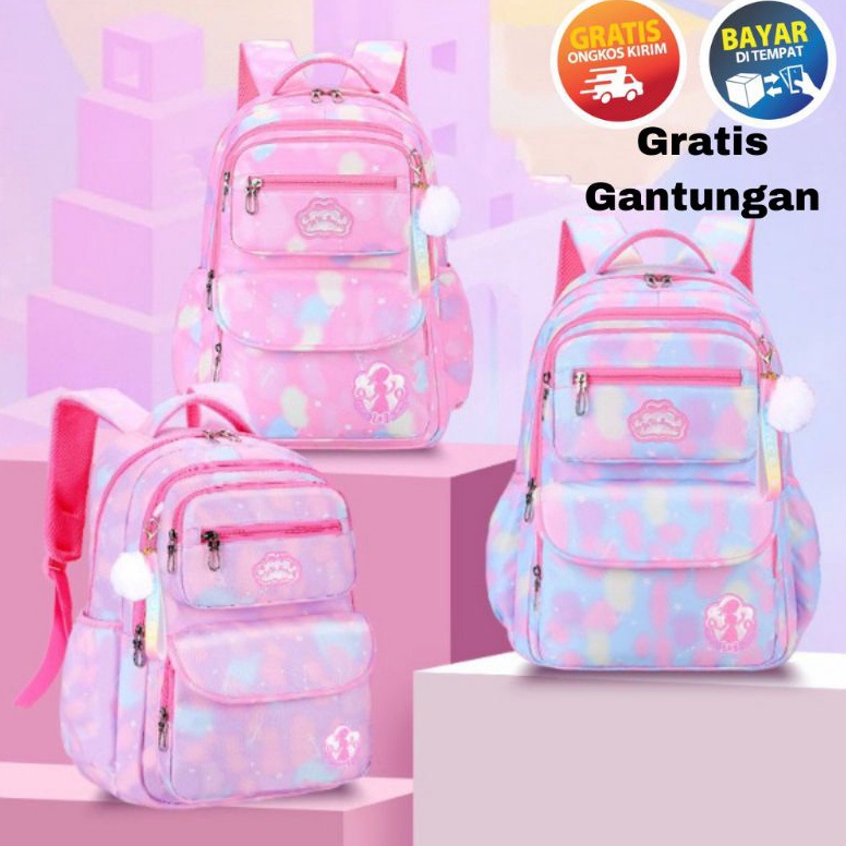 Paling Dicari.. [IMPORT] Tas Korea Import / tas anak sekolah import Korea / tas ornate import model 