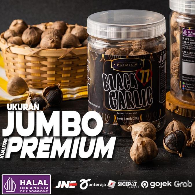 

[PREMIUM!] Bawang Tunggal Hitam Lanang/Black Garlic Herbal [250 g]