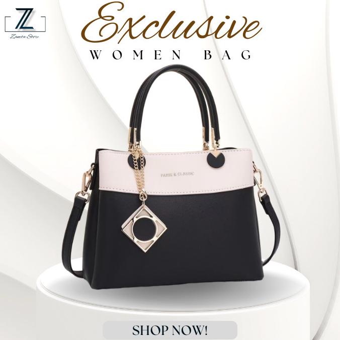 Hand Bag Wanita Branded Original Top Handle Bag Import Paris & Classic