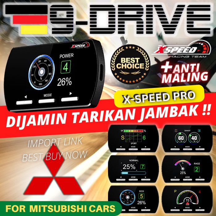 9 drive throttle controller Pajero Xpander Triton Outlander Grandis
