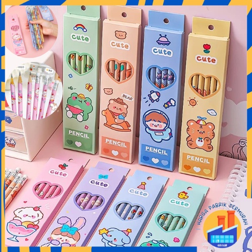 

HPT Set 10 IN 1 Stationery Set Lucu Karakter Set Perlengkapan Alat Tulis Sekolah Anak-Anak TK Murah Pensil Penghapus Set isi 10 Pcs Motif Lucu Alat tulis Set isi 10pcs Karakter