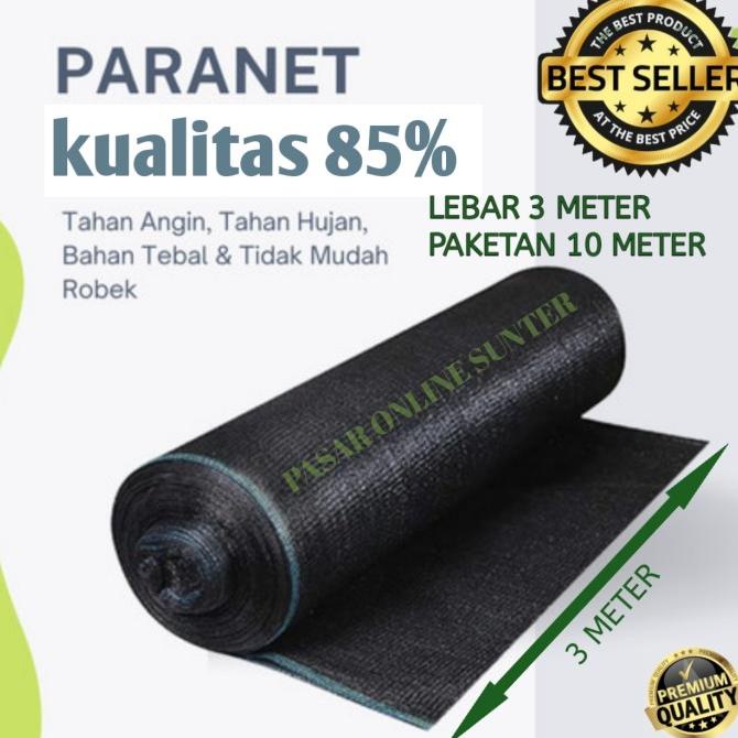 Ready Jaring paranet 85% lebar 3 meter x panjang 10 Meter