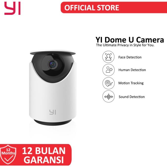 Yi Dome U 3MP 1296p IP Camera Versi Internasional Garansi Resmi 1 Thn