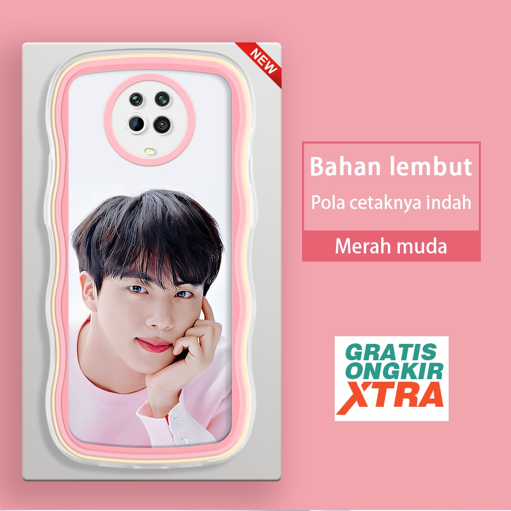 Redmi Note 9S 9 8 7 4 4Pro Pro Xiaomi INS Cat BTS Kim Seok Jin BT21 Bangtan Boys Cool Kor Kesing cas