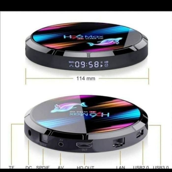 NEW SERIES H96 MAX X3 4GB/128GB ANDROID 9.0 WIFI DUAL BAND TV BOX AMLOGIC S905X3 ORIGINAL TERBARU