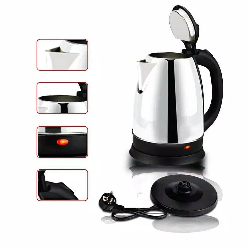 SALE. TEKO LISTRIK RENDAH WATT TEKO LISTRIK [GRATIS BUBLE 100% ORI] PEMANAS AIR KETTLE LISTRIK - CER