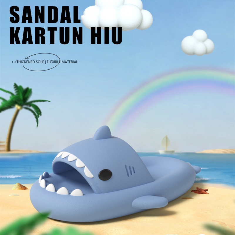 KU6 KOMIN SANDAL HIU ANAK LAKI LAKI SANDAL BABY SHARK CARTOON SANDAL LUCU SENDAL ANAK PEREMPUAN T