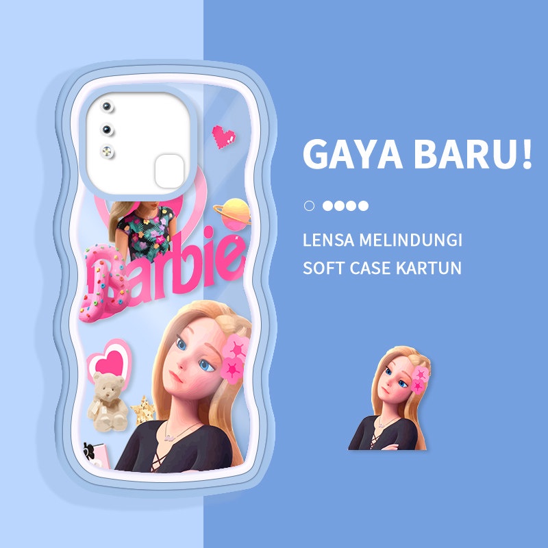 Casing Ponsel untuk VIVO Y91C Y91I Y93 Y95 Z5I Case Kartun Lucu Beruntung Berwarna warni Indah Batas