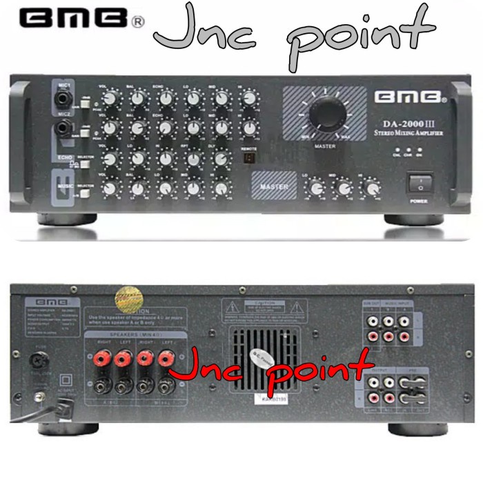 POWER AMPLIFIER KARAOKE BMB DA 2000 III ORIGINAL RESMI