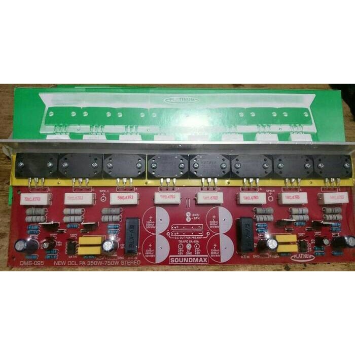 KIT POWER AMPLIFIER OCL 350-750W STEREO DMS-095 SANKEN