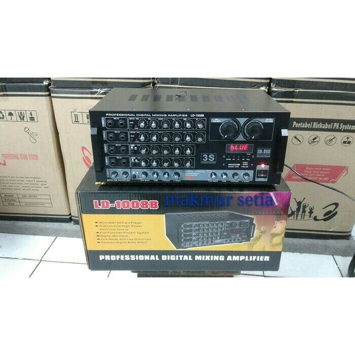 AMPLIFIER POWER MIXER ATL 8 CHANEL LD-1008B