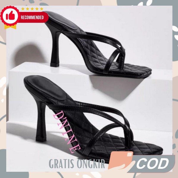 Swndal Hak Tinggi Wanita Modern Hels Kaca Kerja Hells Kondangan Haihils Promo Heels Model Terbaru Me