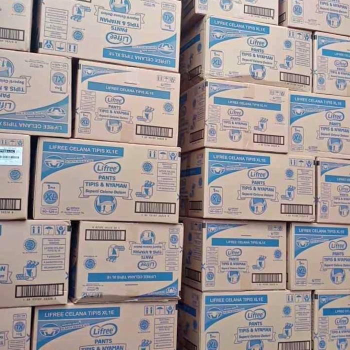 1 Dus Isi 48 Lifree Popok Celana Dewasa Celana M/L/Xl