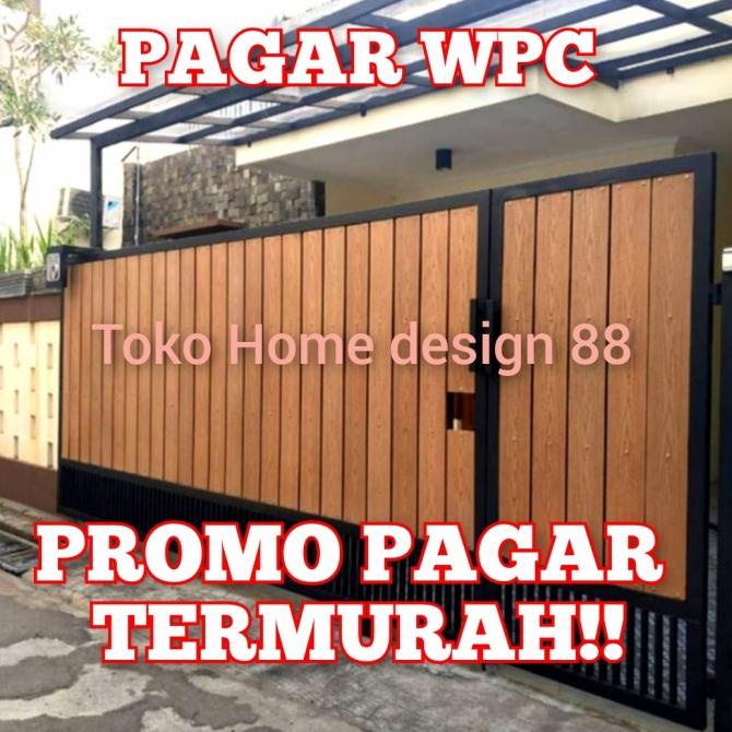 Pagar WPC / WPC pagar kayu asri tersedia banyak pilihan