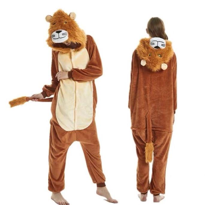 BAJU ONESIE BONEKA SINGA LION DEWASA PIYAMA KOSTUM