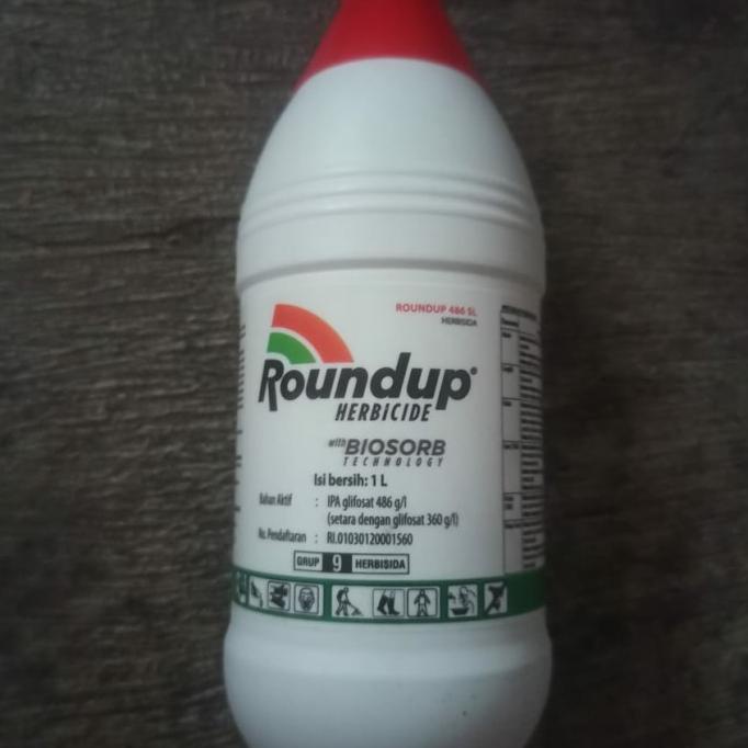 ROUNDUP 486 SL HERBISIDA SISTEMIK RACUN RUMPUT 1 LITER