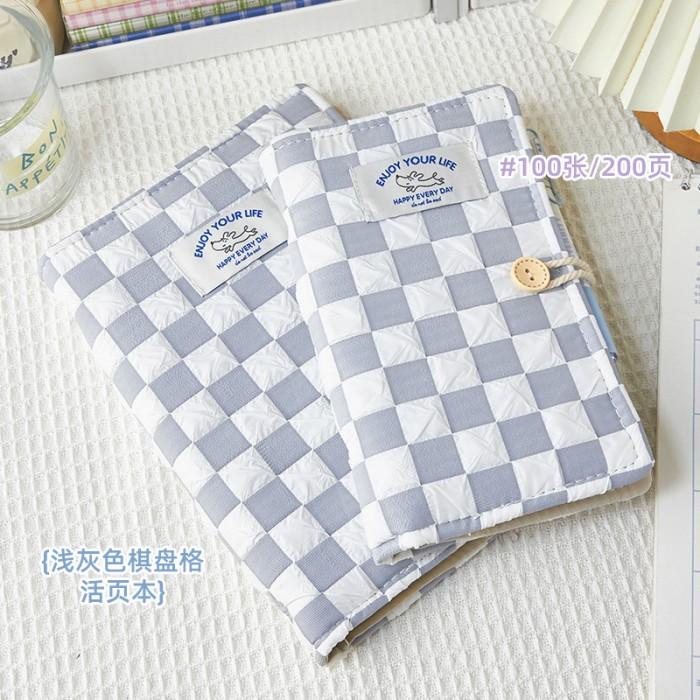 

NOTEBOOK BINDER KAIN AESTHETIC VINTAGE BUKU CATATAN JURNAL AGENDA