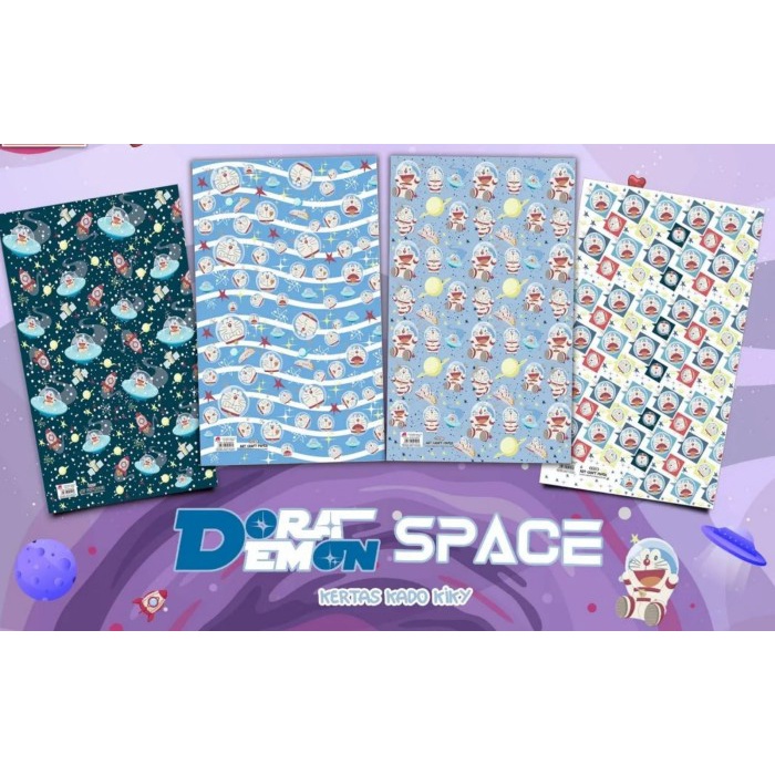 

Kertas Kado Kiky Motif Doraemon/Bungkus Kado Kiky Kartun Gift R