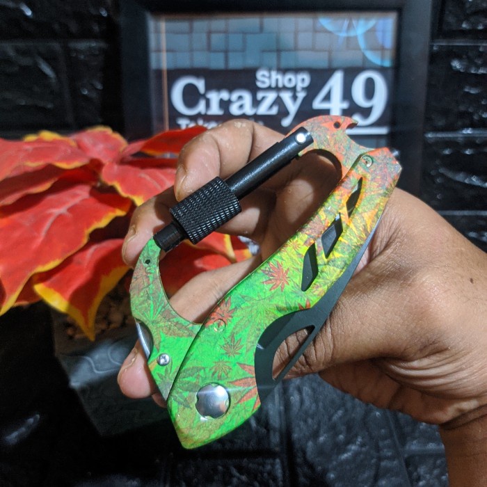 Carabiner Plus Pisau / Carabiner / Knife For Carabiner Corak