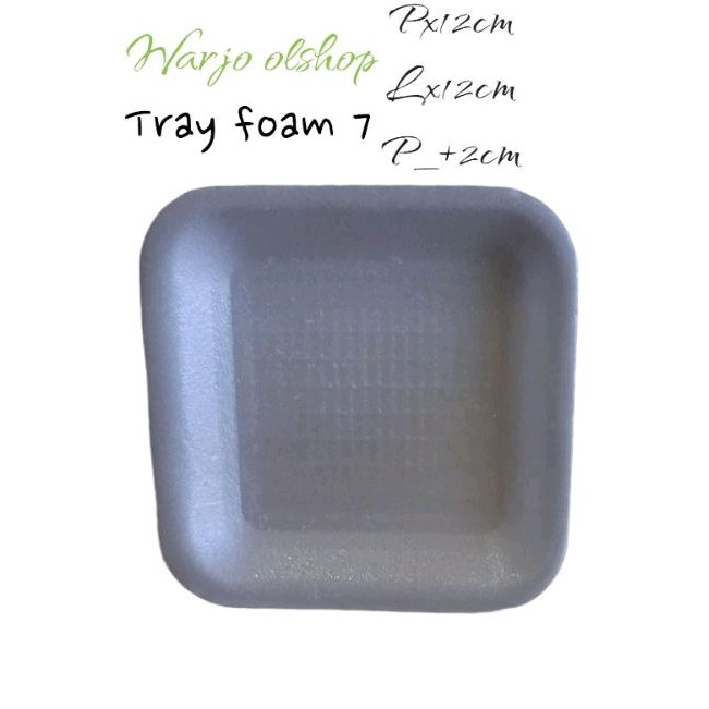 Laris styrofoam uk 07 ,foam tray makanan..uk 7 1bal isi 250 cocok untuk buah buahan ,ikan asin , dan