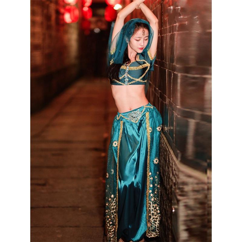 Belly Dance Costume Indian Dance Costume Female Desert Western Region Dance Costume Ancient Costume 