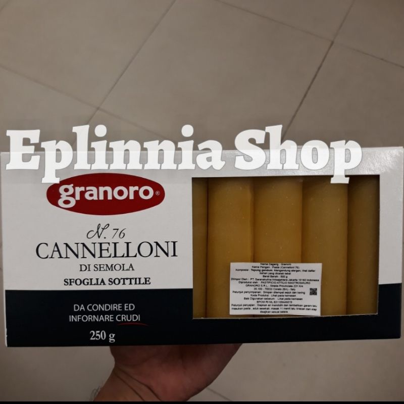 

Granoro Cannelloni N 76 250 gr - Pasta
