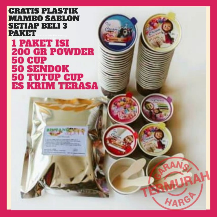 

5.5 COD PAKET BUBUK ES KRIM / PAKET ICE CREAM MURAH / PAKET USAHA ES KRIM / PAKET BUBUK ICE CREAM/ ICE CREAM RUMAHAN /ES KRIM MURAH / PAKET BUBUK ES KRIM LENGKAP DENGAN CUP SENDOK TUTUP