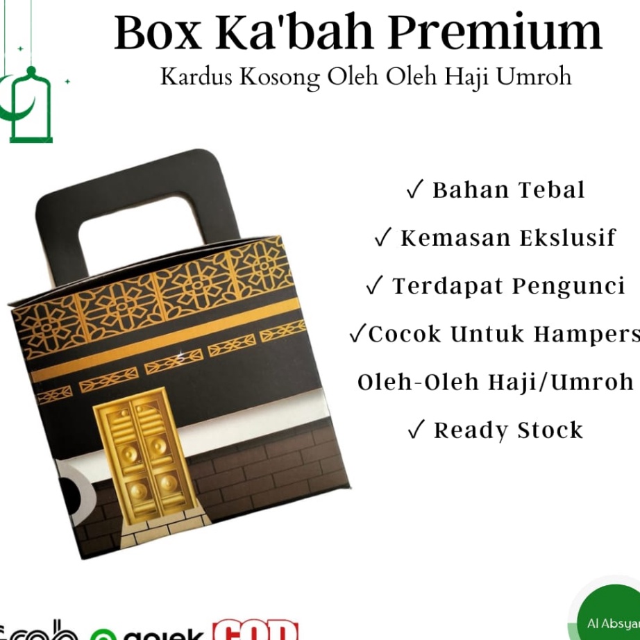 

VIII 9953 Kardus Kosong Oleh Oleh Haji Umroh [ 1 Pack isi 100 pcs ] Bentuk Ka'bah Kardus Kosong Unik Bentuk Ka'bah Oleh Oleh Haji Umroh Bentuk Ka'bah Premium Murah Grosir Bahan Tebal Laminating Celengan Ka'bah Kurma Alif Paket Oleh Oleh Haji Murah Ta