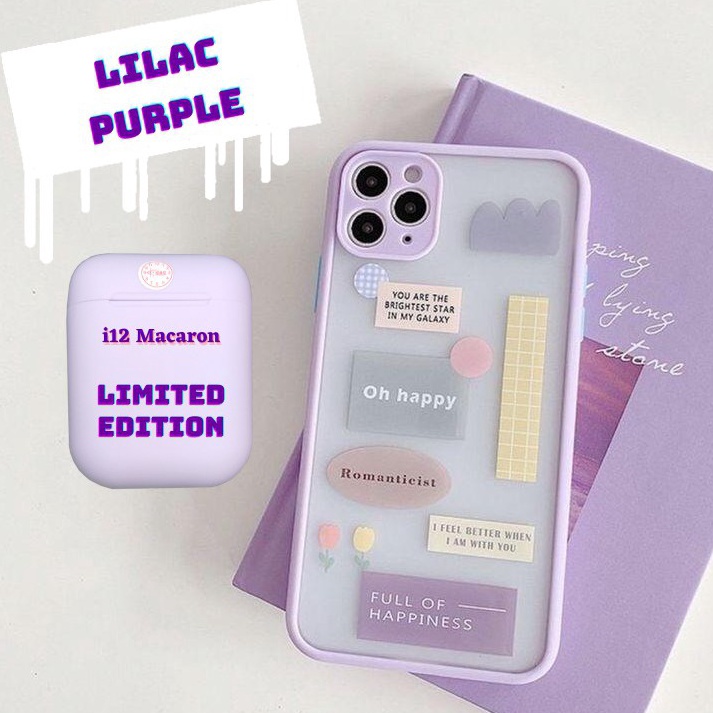 Tempat Minum Anak Murah TUPPERWARE ASLI ーlimited edition lilac ungu Headset Bluetooth Wireless i12 m