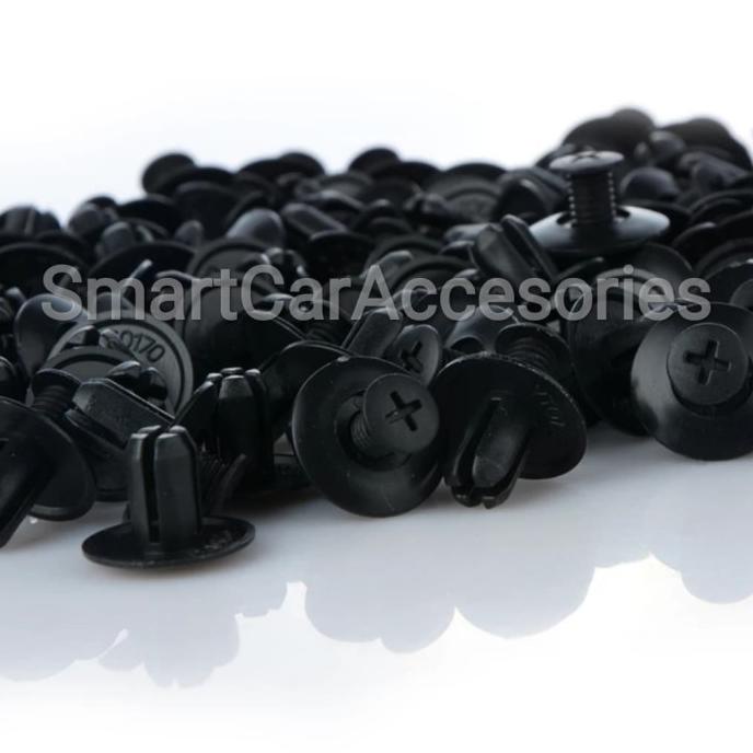 NEW Klip Bemper Kancingan Bemper klip Fender Hitam Universal ,
