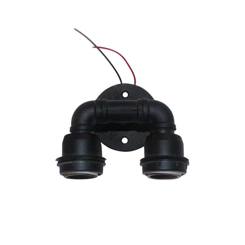 Terlaris Eelic Elc-P008 Lampu Hias Gantung Tempel Dinding Pipa Plastik Menggunakan Fitting E-27