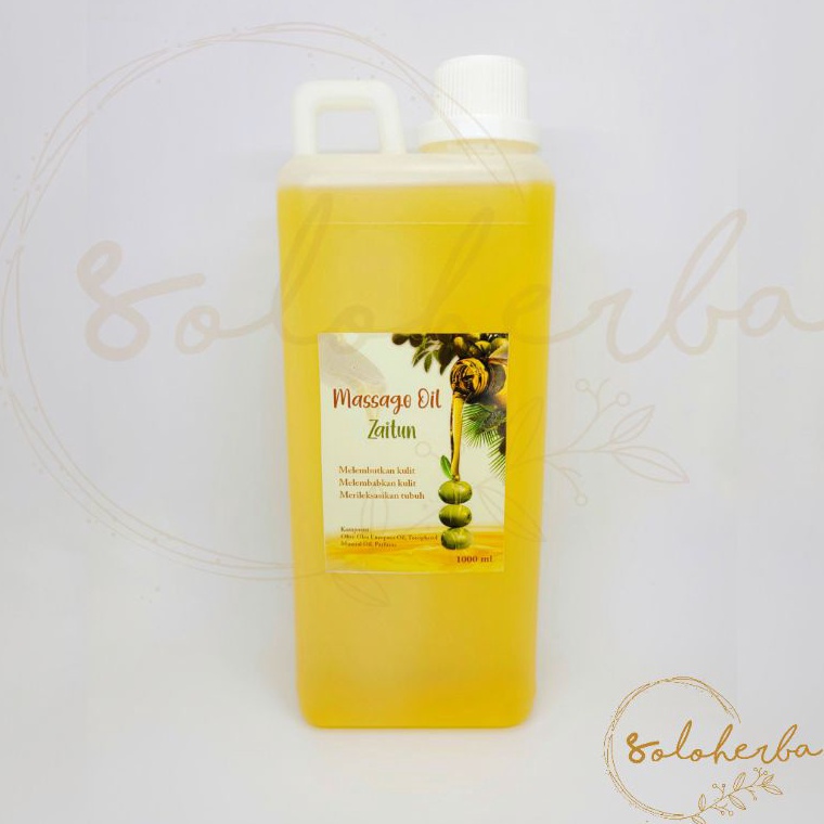 id i7I2u Massage Oil Minyak Zaitun 1 Liter 1000ml