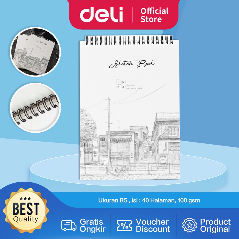 

AE1 DELI BUKU GAMBAR B5 VERTIKAL JILID SPIRAL, 40 HALAMAN, DAPAT DIBALIK 360 DERAJAT 73628 IEC