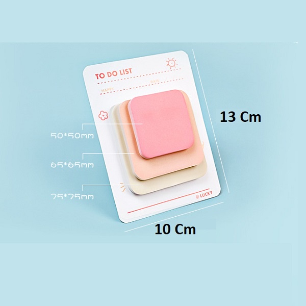 

FKL STICKY NOTE MEMO TEMPEL AESTHETIC 3 SET 90 LBR AT0112 D99
