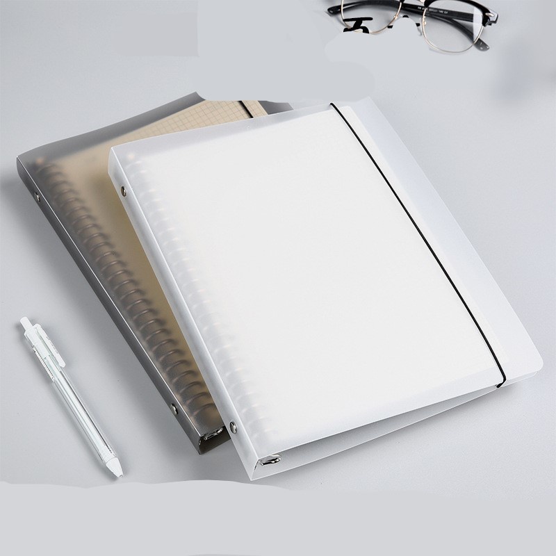 

NSA BINDER / LOOSE BOOK POLOS COLORS BLACK & WHITE - A5 ~ A4 ( SHELL / HANYA COVER SAJA ) C5Z