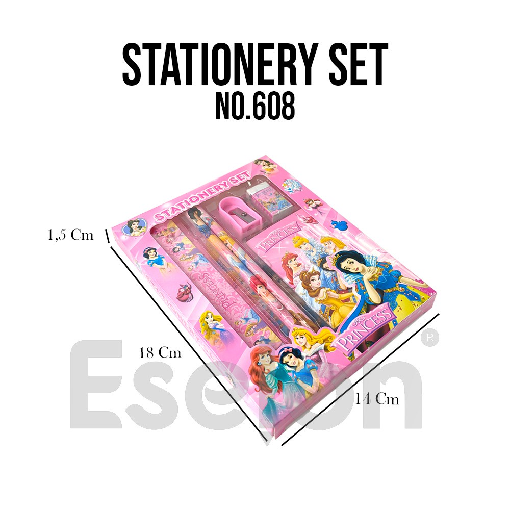 

UK1 PAKET ALAT TULIS 6IN1 NOTES / ALAT TULIS SET KARAKTER / STATIONERY SET + NOTES 608 VA9