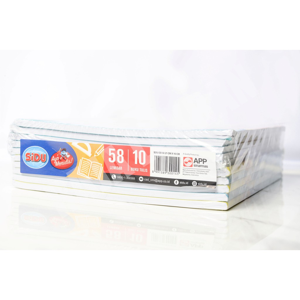 

HNW BUKU SIDU 58 TERMURAH BOSS - 1 PAK / 10 BUKU D3Q