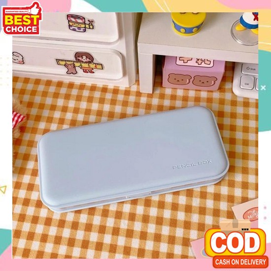 

Bluerabbit Tempat Pensil Multifungsi Motif Untuk Anak Kotak Pensil Pola Kartun Lapisan Ganda Dan Tunggal Dengan Rautan Kapasitas Kotak Pensil Tempat Pencil Box Aesthetic Korean Style Macaron Color - Blue
