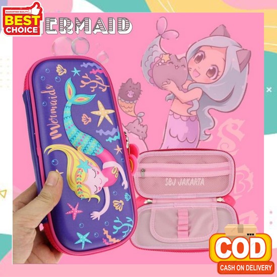 

Kanvas Tempat Pensil Anak Aesthetic Transparan Serbaguna Kotak Tepak Murah Perempuan Pensil Lucu Karakter Pencil Case Bts Laki Laki Kain Tempat Pensil Besar Tempat Pensil Kotak Pensil Smiggle Lookalike 3D Hardcase Waterproof - Mermaid