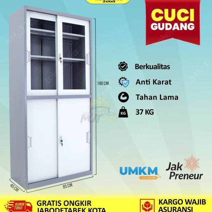 

New Lemari Arsip Lemari Besi Filling Cabinet - Pintu Kombinasi Sliding Terbaik