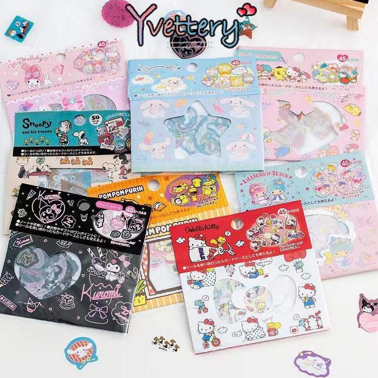 

Terbaru Cod Sanrio Stiker Transparan Motif Tulisan Sanrio Bahan Pvc Untuk Dekorasi Buku Catatan / Diary Diy-Yy