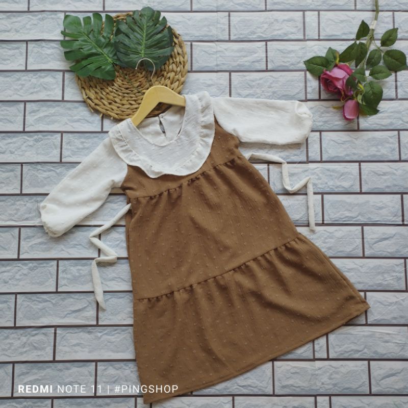 GAMIS CRINKLE URAGIRI ANAK KOMBINASI USIA 2-3TH