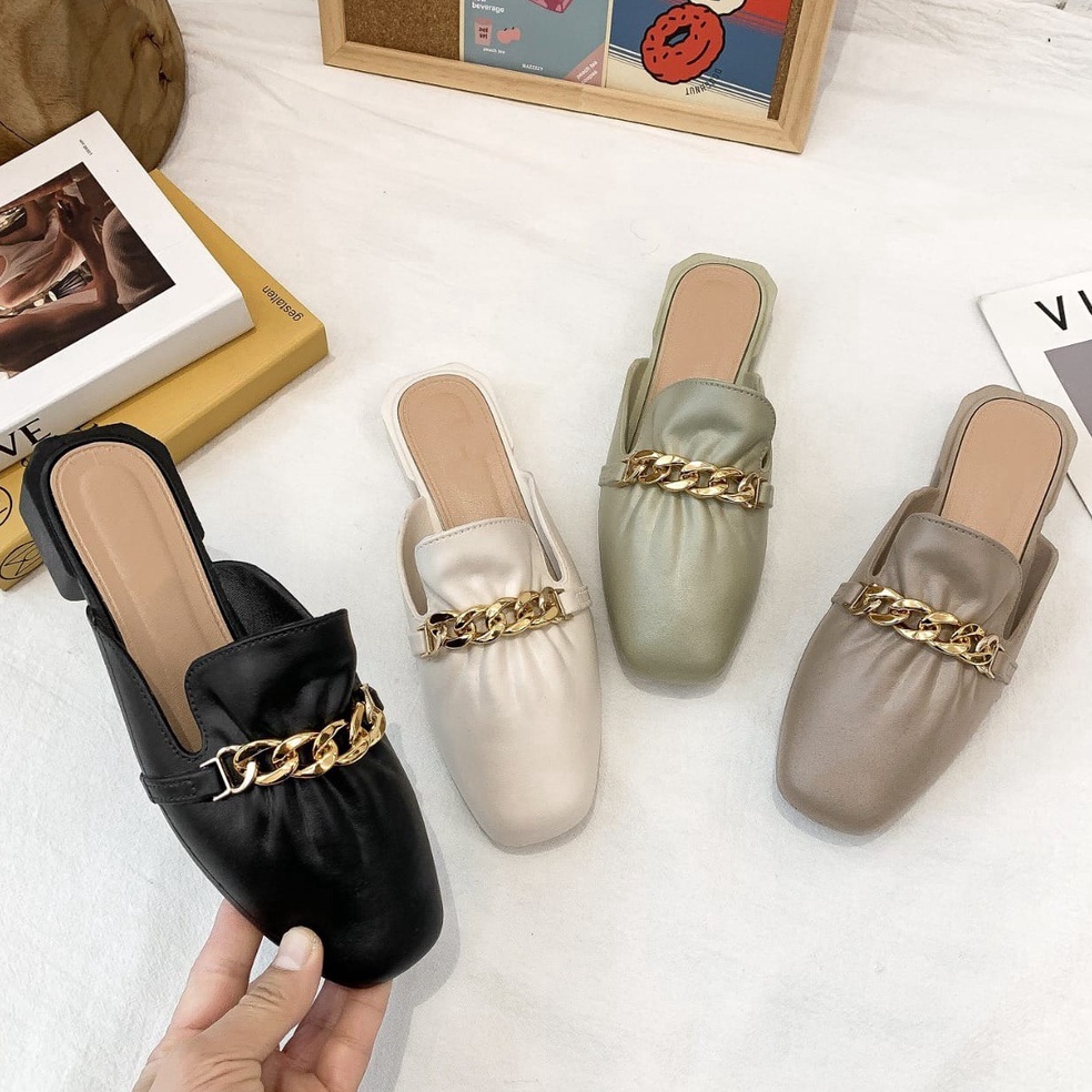 Stok Terbaru.. Tmall88 Sepatu Slop Flat Karet Jelly Wanita