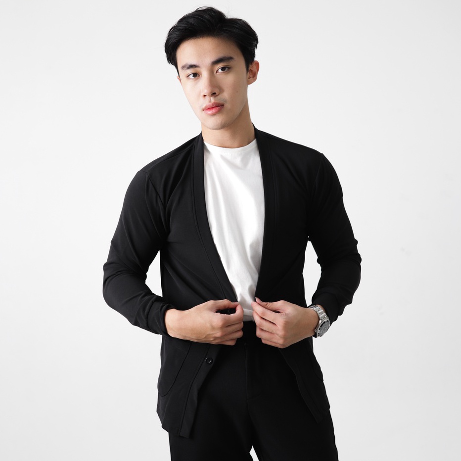 Diskon MSMO Dustin Cardigan Pria / Outer Cowo / Jaket Cowo / Cardigan Knit / Cardigan Korea