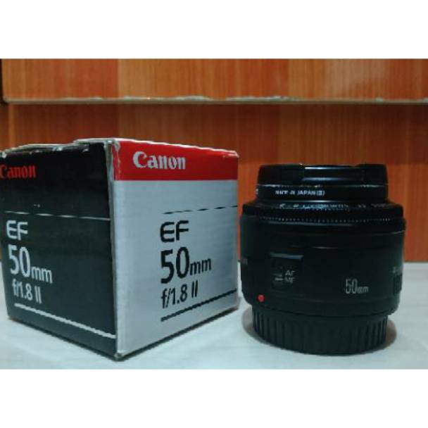 ☁|Model Baru[SECOND] Lensa Canon 50mm f/1.8 series II gen 2 Fix Prime Fixed EF Lens 50 mm- Sony Olym