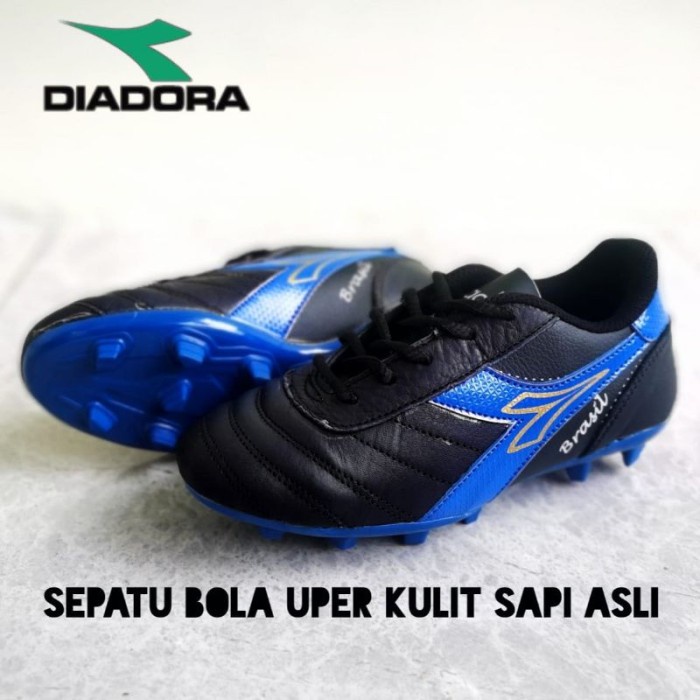 Sepatu Sepak Bola Anak Original Kulit Asli Outsole Sudah Di Jahit Mute