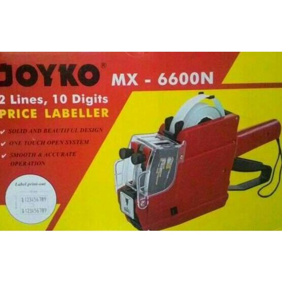 

Terlaris Paket Joyko Mx-6600N (Angka,Angka) - Alat Label / Labeller