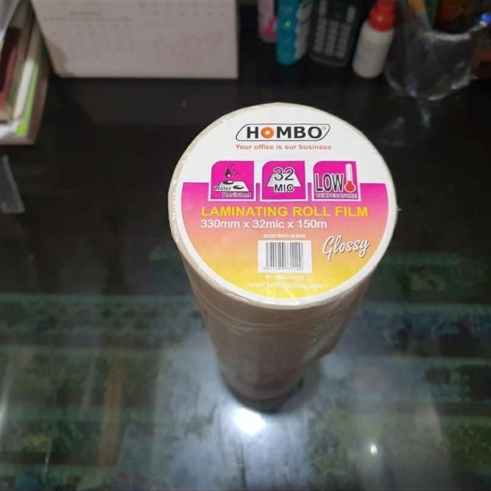 

Terbaru Plastik Laminating Roll Glossy Hombo