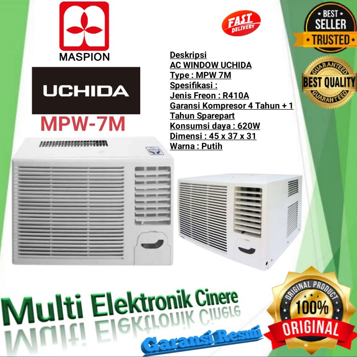 AC Window Uchida 3/4 PK MPW-7M