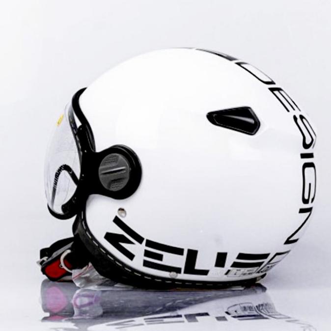 Zeus 210 white dd11 momo design zs210 z210 HELM RETRO BOGO PILOT XL LM
